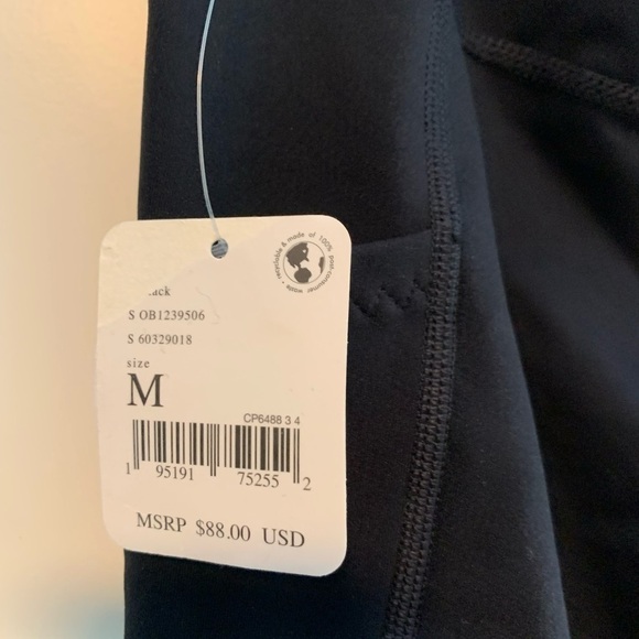 NEW Free People Black Wave Rider Leggings Size Medium - Picture 9 of 16